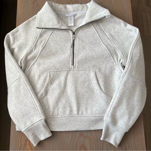 Jockey light Gray Quarter-Zip Sweatshirt size small